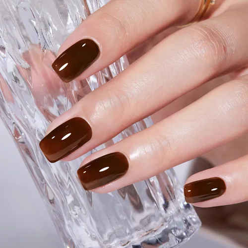 Vista 83 de Modelones Uñas postizas cuadradas cortas, color blanco y rosa, 32