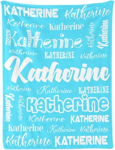 Vista 25 de Manta personalizada de bebé con nombre, manta personalizada con nombre para adultos, niños y familia (negro, 30 x 40 pulgadas)