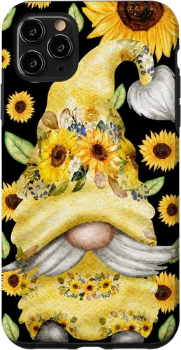 Vista 13 de Sunflower Gnome for Summer Garden Mom Cute Floral Pattern Case for iPhone 17