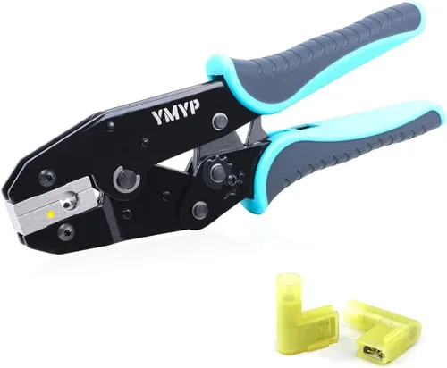 Vista 8 de Deutsch - Engarzadora de barril cerrado tamaño 12,4 vías sangría, 8 tipos de impresión para contactos sólidos Deutsch DTP calibre 14-12 AWG (YEJ-12X)