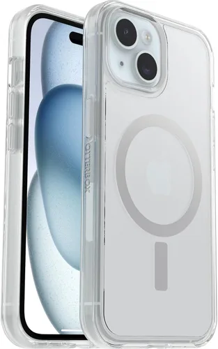 Vista 8 de OtterBox Symmetry Clear Series - Funda para iPhone 13 (solamente), embalaje no minorista, transparente