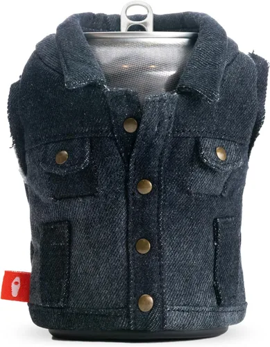 Vista 10 de Puffin The Denim Shirt - Enfriador de latas aislado, 12 y 16 onzas