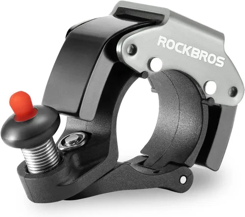 Vista 8 de ROCKBROS Campanas de bicicleta Campanas MTB ocultas Campanas de bicicleta para manillares de 22.2mm, más de 100dB, timbre de sonido claro y largo
