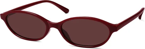 Vista 24 de Gafas de sol retro ovaladas de ojo de gato para mujer, Y2k, gafas de sol estrechas de moda, gafas de sol de diseñador AR82253