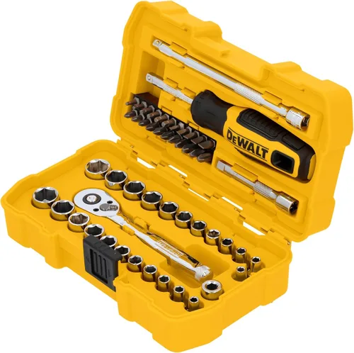 Vista 4 de DEWALT Juego de herramientas mecánicas de 50 piezas con accionamiento de 1/4" (DWMT45422)