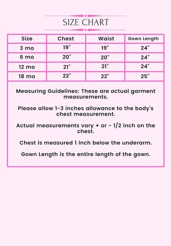 Vista 3 de Vestido de Bautismo para Niña Bebe - Vestido de Bautizo para Niña Bebe