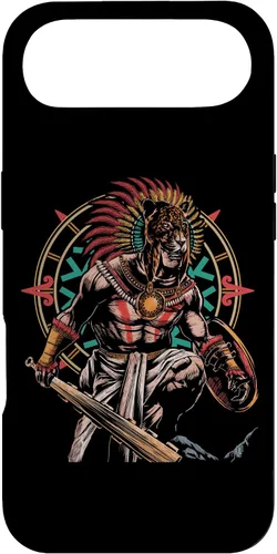 Vista 26 de Funda para iPhone 11 Pro Max Aztec Jaguar Ancient Warrior Native Mexican Mythology Case