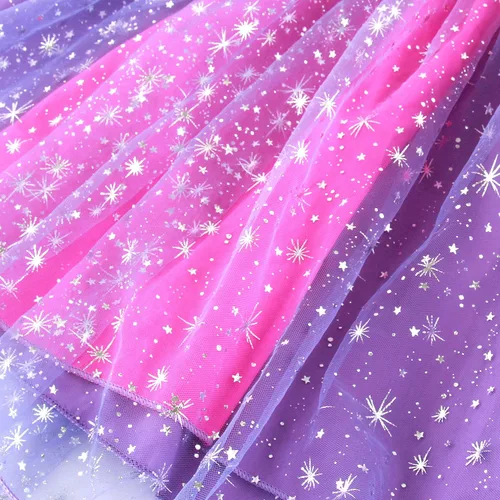 Vista 6 de Acecharming Rapunzel Princess Dress Girls Cosplay Costume Kids Floral Puffy Dresses for Summer Pageant Fancy Dress Up Party