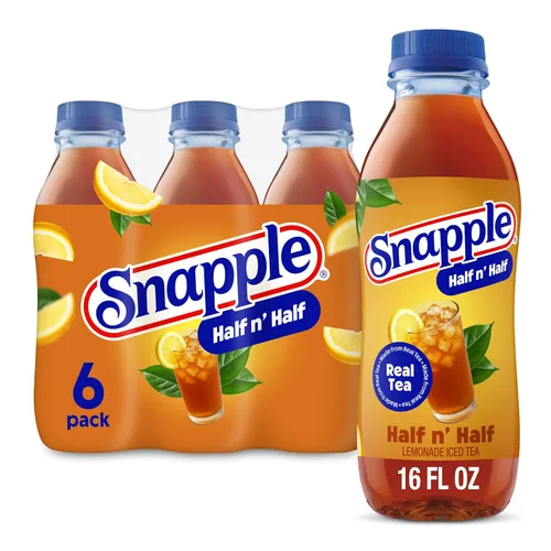 Vista 17 de Snapple Té de melocotón, botella de plástico reciclada de 16 onzas líquidas, paquete de 12