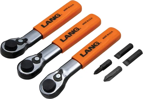 Vista 2 de Lang Tools 5220 - Juego de llaves de punta de dientes finos de 7 piezas, color negro