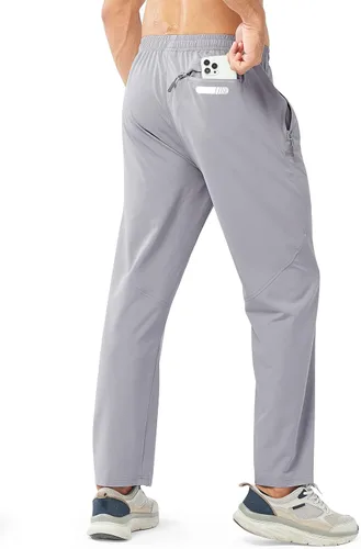 Vista 3 de NORTHYARD Pantalones deportivos para correr para hombre, ligeros, pantalones de senderismo para entrenamiento, gimnasio, correr, pantalones