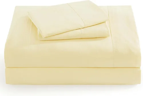 Vista 9 de Juego de sábanas Crescent Bedding de 100% algodón, extralargas, suaves y cómodas para cama de dos plazas