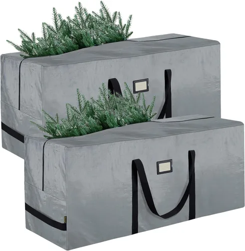 Vista 16 de BALEINE - Bolsa para guardar árbol de Navidad de 9 pies, bolsa extra grande de alta resistencia para árbol de Navidad artificial con asas reforzadas