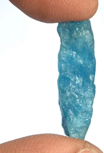Vista 2 de GEMHUB AAA++ Aguamarina de calidad 16.50 Ct piedra envuelta en alambre natural crudo certificado azul cielo aguamarina, Gema, Brasil - Aguamarina