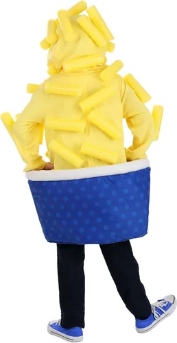 Vista 3 de Disfraz de Mac y queso para niños