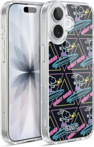 Vista 131 de Head Case Designs Funda de gel suave con licencia oficial de Peanuts Tropical Surf Snoopy Aloha Disco compatible con Apple iPhone 13 Mini Surf