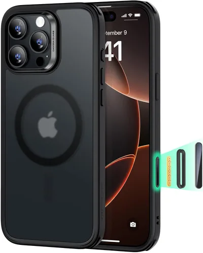 Vista 59 de ESR Funda para iPhone 14 Plus, compatible con MagSafe, protección de grado militar a prueba de golpes, resistente al amarillamiento, funda magnética