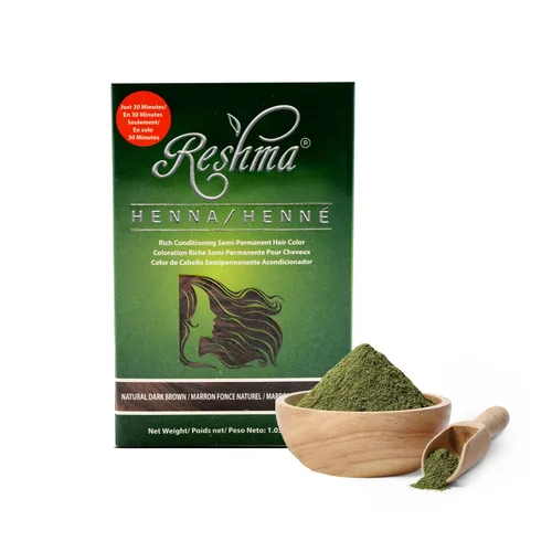 Vista 11 de Reshma Beauty Tinte de cabello con henna en 30 minutos infundido con henna orgánica Lawsonia Inermis 100% cobertura de canas para cabello suave