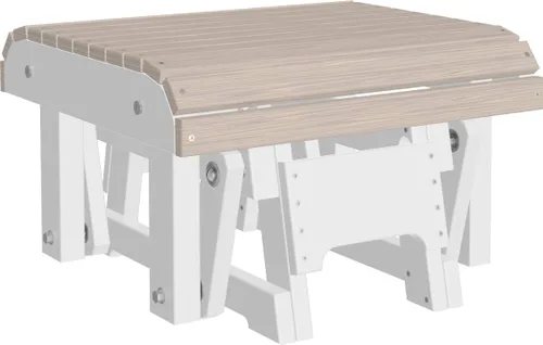 Vista 10 de LuxCraft Poly Glider - Reposapiés otomano (caoba antigua)