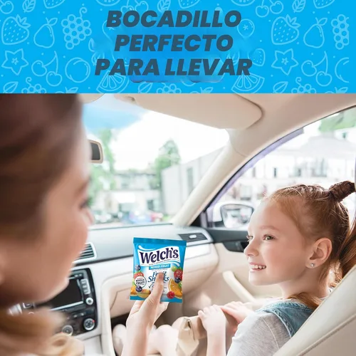 Vista 4 de Welch's Bocadillos de frutas, frutas mixtas y bayas 'N cerezas, 0.8 onzas