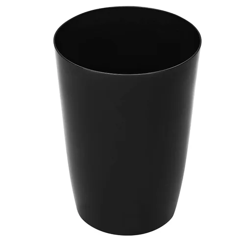 Vista 8 de Mini cesta de basura – Cubo de basura de plástico pequeño y duradero – Parte superior abierta sin tapa, perfil delgado para espacios compactos