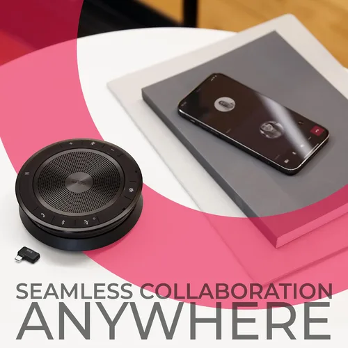 Vista 6 de EPOS Expand 40 Teams Altavoz Bluetooth portátil inalámbrico con conexión USB-C, dongle Bluetooth USB BTD 800 - Paquete GTW con plan de soporte