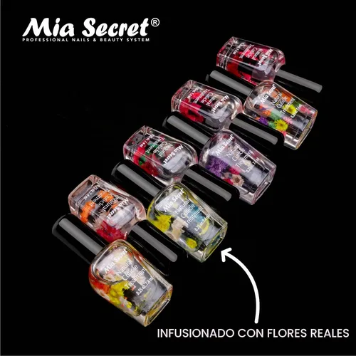 Vista 3 de Mia Secret Tratamiento de aceite para cutículas fabricado en Estados Unidos (rosa, 1/4 oz.)