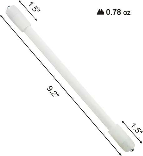 Vista 5 de Penspinning - Bolígrafos de viaje Mod Pen Spinning Mods Spinner Spin Stick antideslizante para principiantes, color blanco Negro