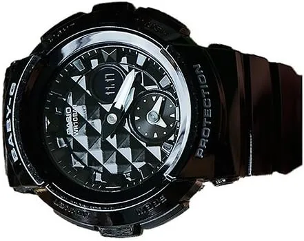 Vista 3 de Casio Baby-G bga1951A NegroNegro Silicona Unisex Reloj de cuarzo analógico