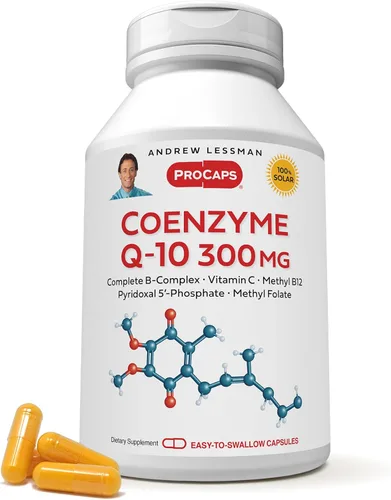 Vista 12 de ANDREW LESSMAN Coenzima Q-10 200 mg 30 Cápsulas - Esencial para la Producción de Energía y Función Óptima de Órganos Clave, Soporte Antioxidante, Se