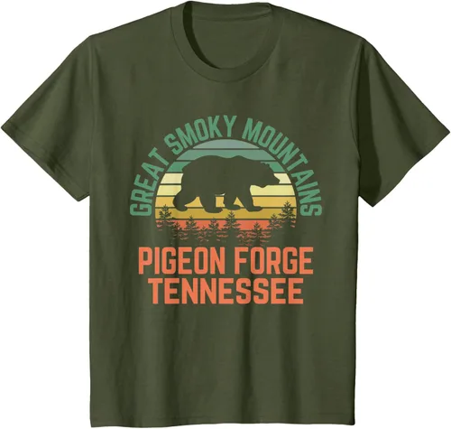 Vista 10 de Camiseta Pigeon Forge Great Smoky Mountains National Park Tennessee, Negro, S