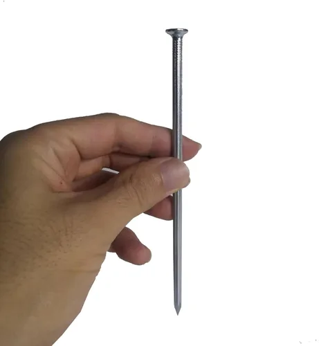 Vista 3 de Estacas de Metal, 35 Piezas Estacas Galvanizadas para Paisajismo de 6 Pulgadas, Clavos de Jardín para Césped, Construcción de Casas, Carpintería
