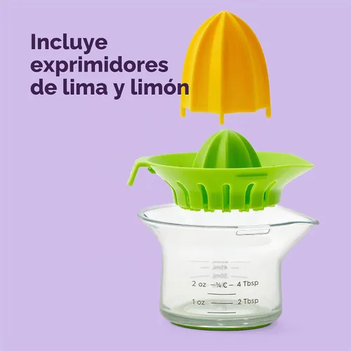 Vista 3 de Chef'n Juicster Mini exprimidor de cítricos, tamaño único, limón/Arugala