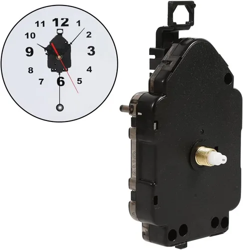 Vista 2 de Focket Movimiento de reloj de cuarzo, reloj de pared preciso para bricolaje, mecanismo de péndulo, piezas de repuesto para el hogar, sala de estar