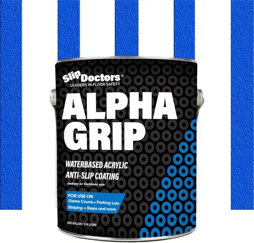 Vista 8 de Alpha Grip Pintura Antideslizante para Concreto y Asfalto – Revestimiento Antideslizante Ideal para Marcar Estacionamientos, Patios de Juegos y Negro