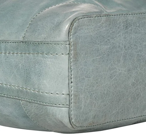 Vista 4 de Frye Bolso Hobo Melissa con cordón para mujer, Cielo