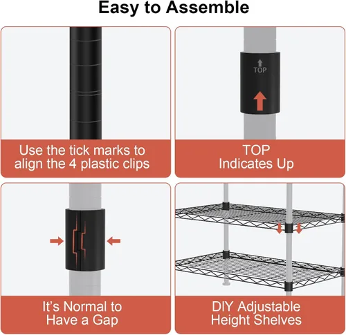 Vista 7 de VyGrow Perchero de Ropa, Perchero de Ropa para Colgar Ropa, Sistema Organizador de Closet Ajustable de 3 Niveles con Cajón Barra para Colgar