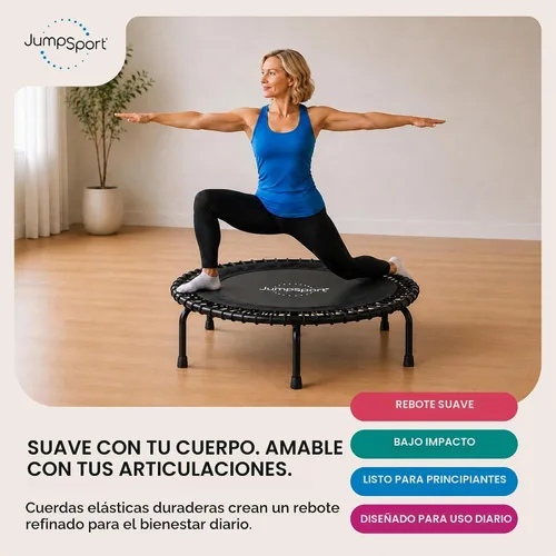 Vista 6 de JumpSport 39” Essential Fitness Trampoline for Adults - Model 250
