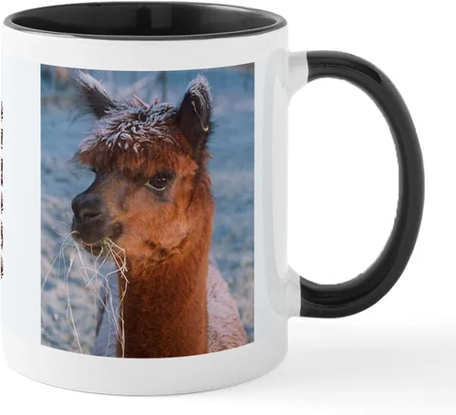 Vista 7 de CafePress A Special Alpaca Moment - Taza de café de cerámica (11.0 fl oz)
