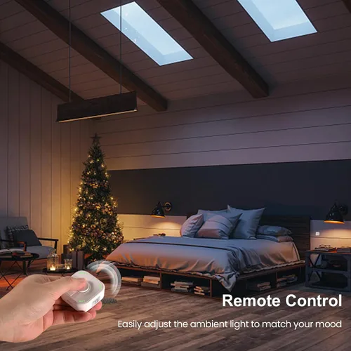 Vista 4 de Botón inteligente Onvis, interruptor inteligente de 5 teclas, controlador de escena, compatible con Apple HomeKit, activa automáticamente accesorios