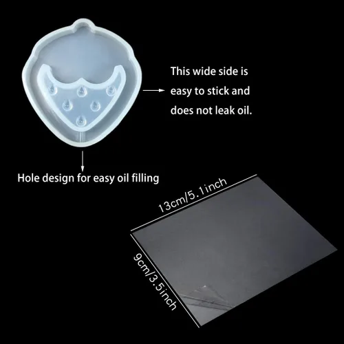 Vista 7 de 9 moldes para coctelera de resina, molde de fundición epoxi de arena movediza Kawaii, molde de silicona de animales de gato con 3 hojas de película