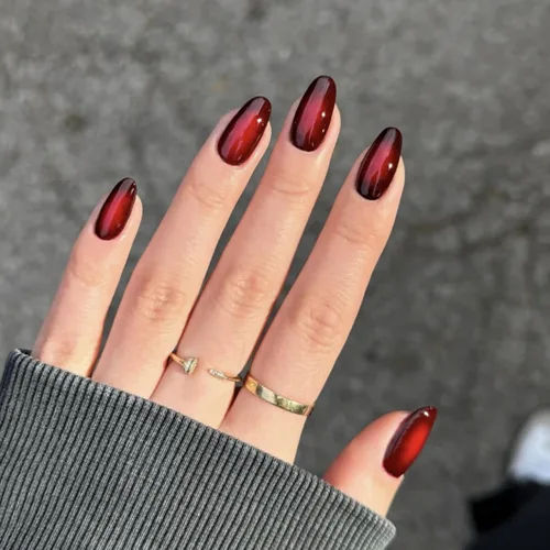 Vista 19 de NBNTGH Uñas postizas a presión de punta francesa blanca, uñas postizas de línea dorada, uñas postizas medianas con diseño de almendra, uñas postizas