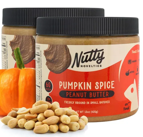 Vista 11 de Nutty Novelties Mantequilla de maní picante con miel de habanero - Alta en proteínas, baja en azúcar, mantequilla de maní saludable - Maní