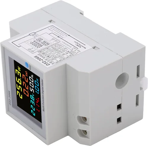 Vista 5 de Medidor de vatios-hora, medidor eléctrico LCD, medidor de electricidad monofásico, medidor de energía para el hogar, medidor de energía monofásico