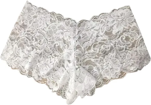 Vista 6 de Lencería para mujer, paquete de 1 a 5 calzoncillos para mujer, bragas sexis de encaje, pantalones G, tanga, trajes de boudoir, pijamas de peluche