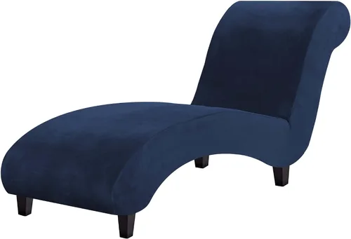Vista 11 de H.VERSAILTEX Funda para Chaise Lounge de Interior de Terciopelo Funda Deslizable para Chaise de Alta Elasticidad Funda para Silla Lounge Funda