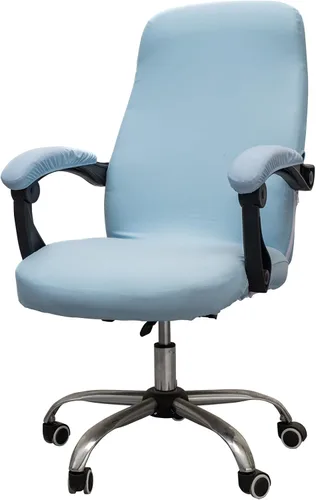 Vista 41 de Melaluxe Funda para silla de oficina con fundas para brazos - Funda elástica universal para silla de escritorio, fundas para silla de computadora