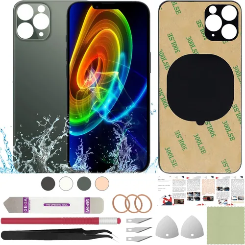 Vista 48 de Funda trasera de repuesto compatible con iPhone 8 de 4.7" + Herramientas profesionales (Gris espacial) Incluye herramientas profesionales, cinta