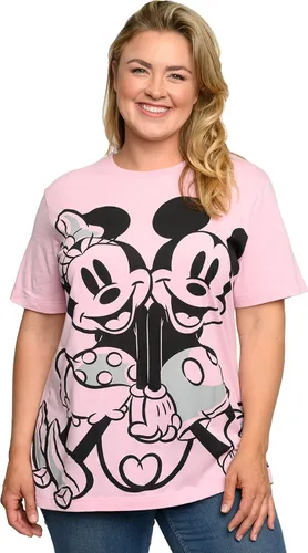 Vista 2 de Disney Camiseta de talla grande para mujer con estampado de Minnie Mouse