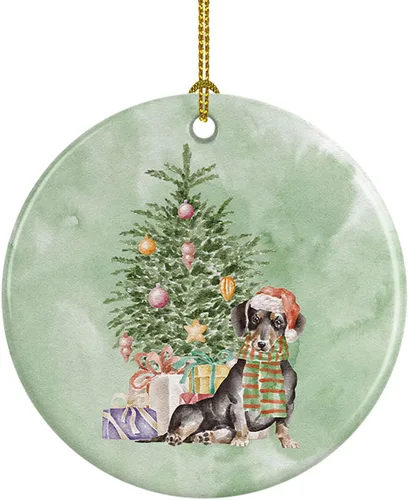 Vista 26 de Caroline's Treasures Bulldog, Bulldog inglés #2 y árbol de cerámica adorno colgante para árbol de Navidad, decoración colgante para el hogar